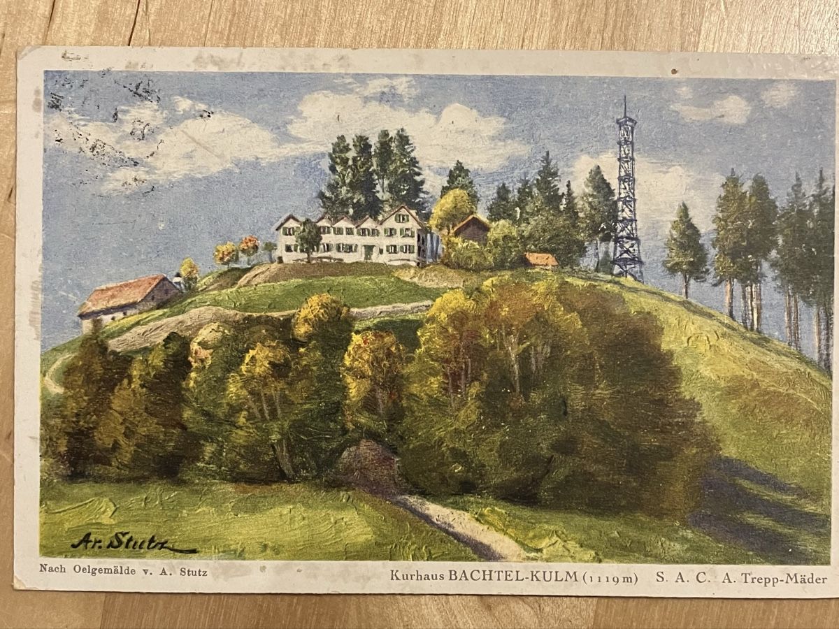 Ansichtskarten: Alte Ansichtskarte: Bachtel Kulm - Top Zustand! – Gebraucht aus Bauma von Baumer71