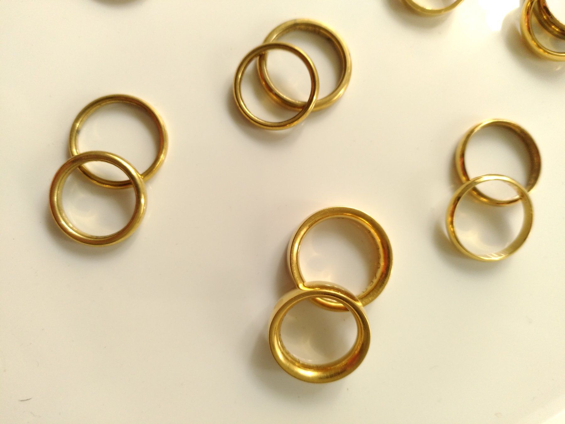 Ringe: 16 Musterringe vergoldet – Neu (gemäss Beschreibung) aus Ettingen von sagada81 2