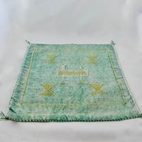 Sabra Kissenbezug aus Kaktus-Seide, Vintage -Look