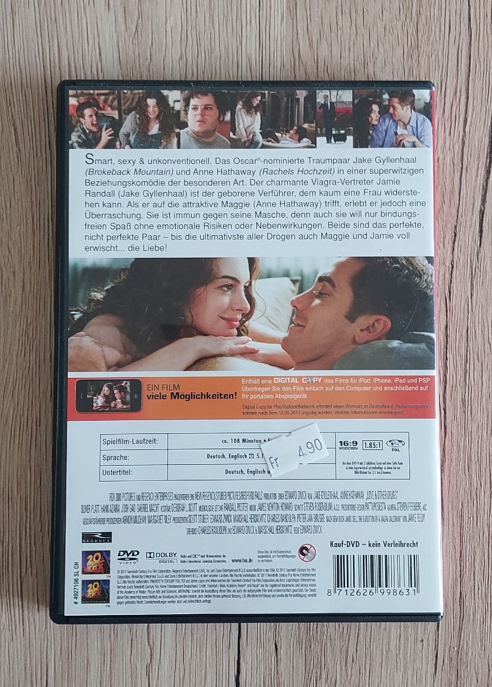 Tutti i DVDs: DVD: Love & Other Drugs – Usato da Altstätten SG venduto da Jess_R 1