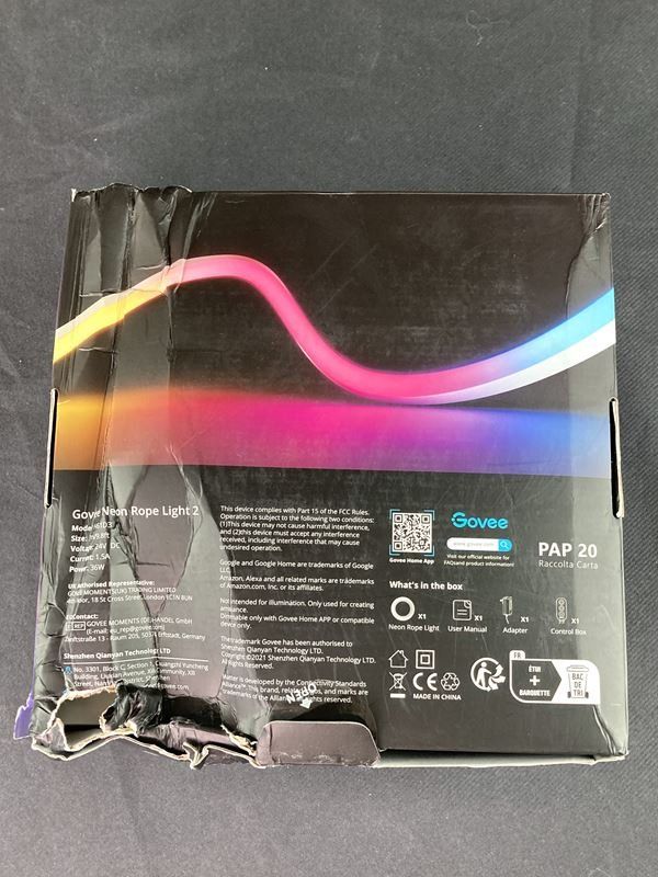Govee Ghirlande e barre luminose: GOVEE | Neon rope light 2 | ca 3 m – Usato da Wittenbach venduto da Restwert_St-Gallen 8