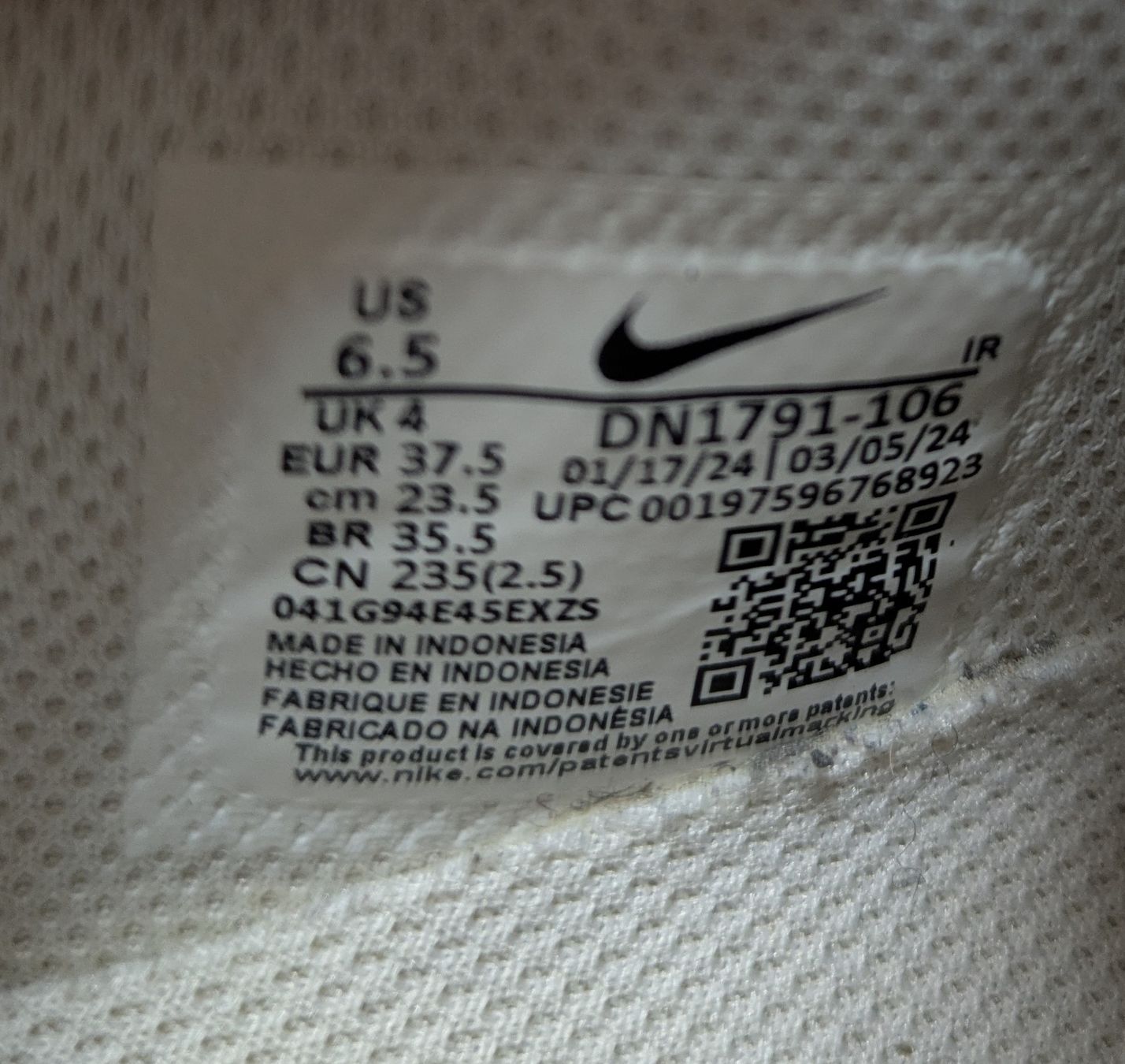 Nike Damenschuhe: Nike Cortez Basic Gr.37.5 weiss – Gebraucht aus Zürich von N.Hemmi 3