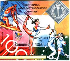 Block "Olympische Spiele". Rumänien.