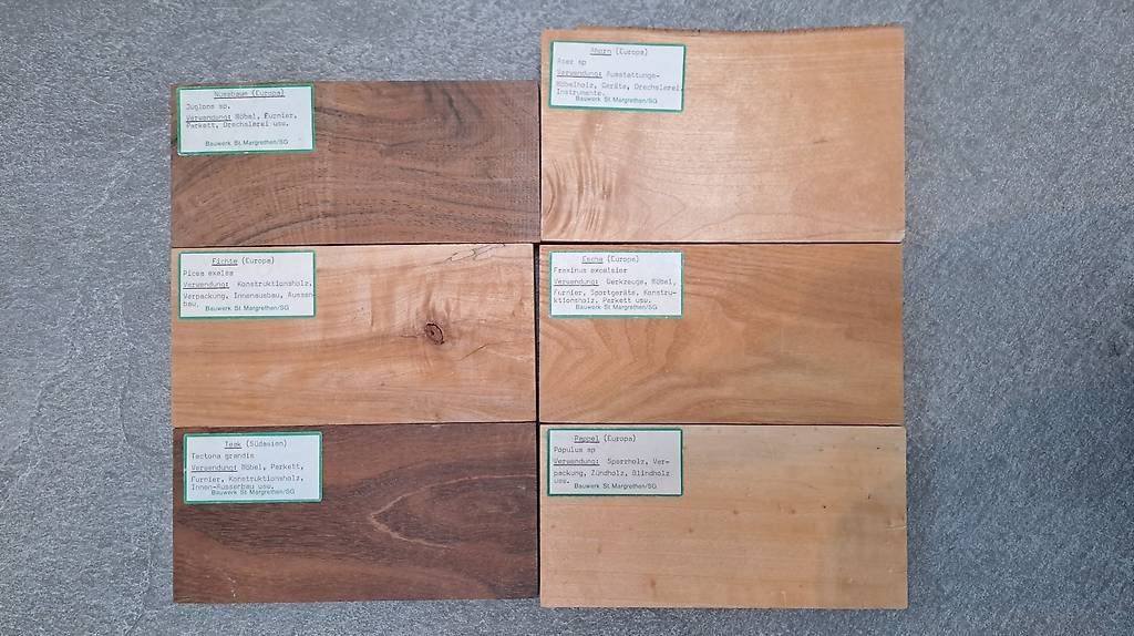 Holzartikel: Holzmuster Holzproben Set – Gebraucht aus Caslano von Welaberg