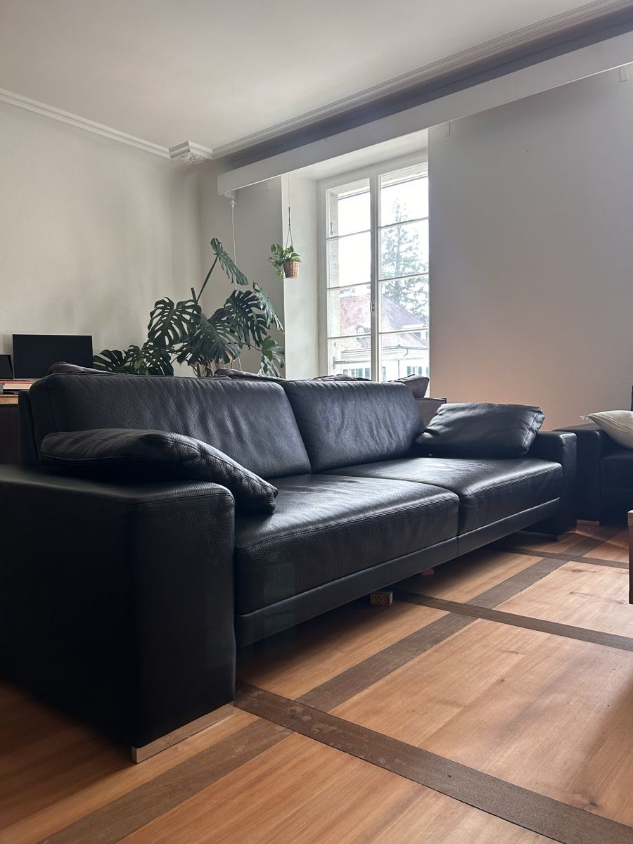 Divani: Zwei Massive Echtleder Sofas – Usato da Aarau venduto da KaemmlerR