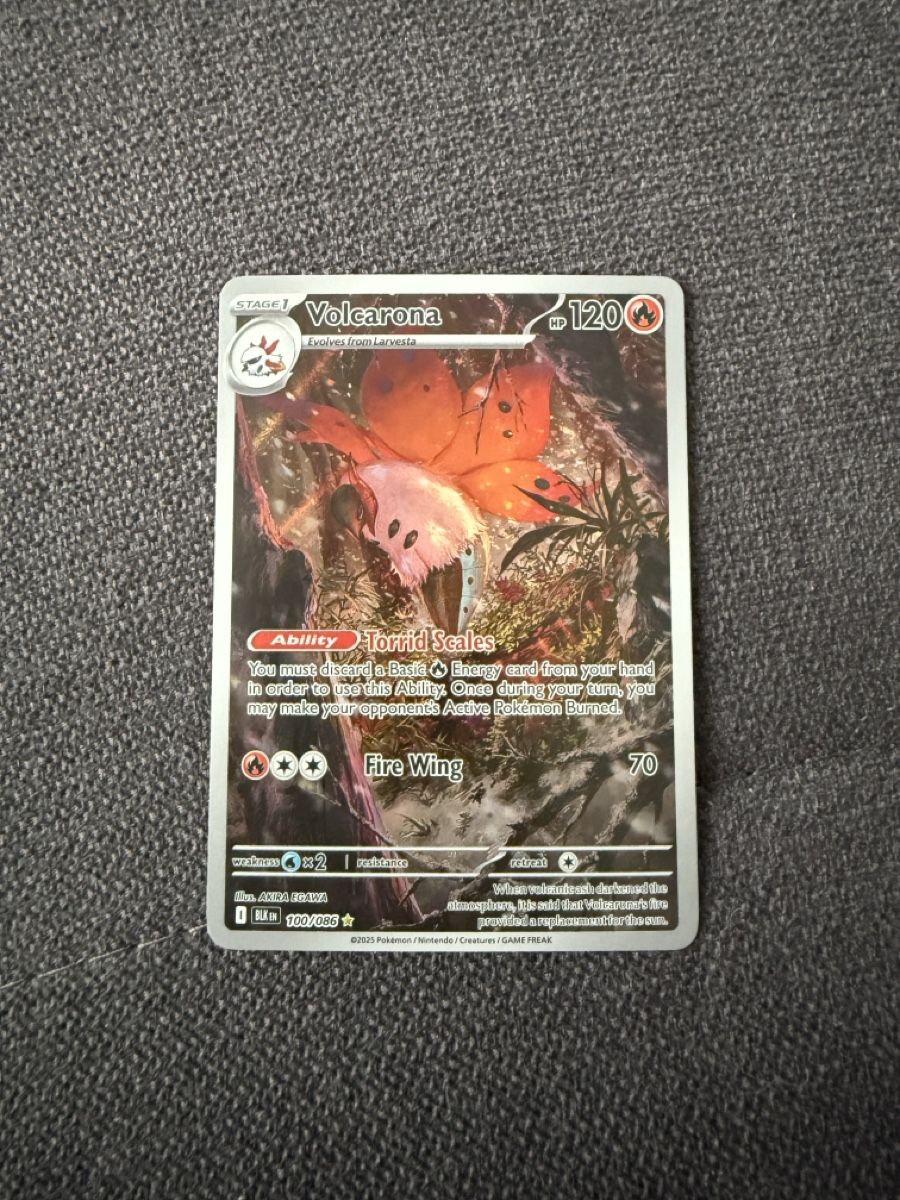 Pokémon Carte collezionabili: Volcarona 100/086 IR – Nuovo (secondo la descrizione) da Kriens venduto da YannikB7