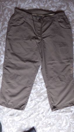 Luftig leichte 3/4 Wander Hose Jack Wolfskin Gr 42 Bund 43