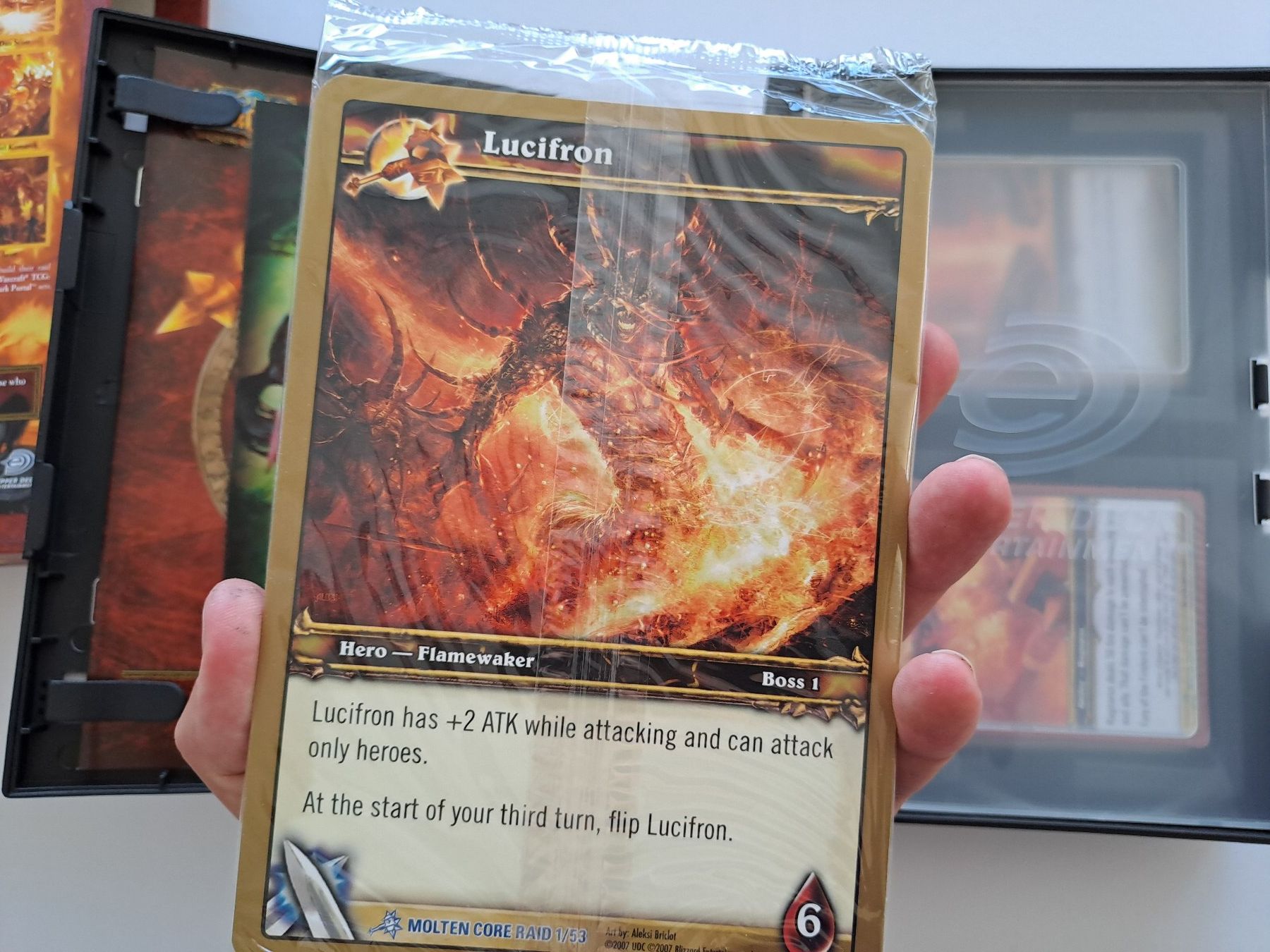 Jeux: WOW TCG Molten Core Raid Deck Englisch, Neu – Neuf (Voir description) à Glashütten par Schwebefisch 7