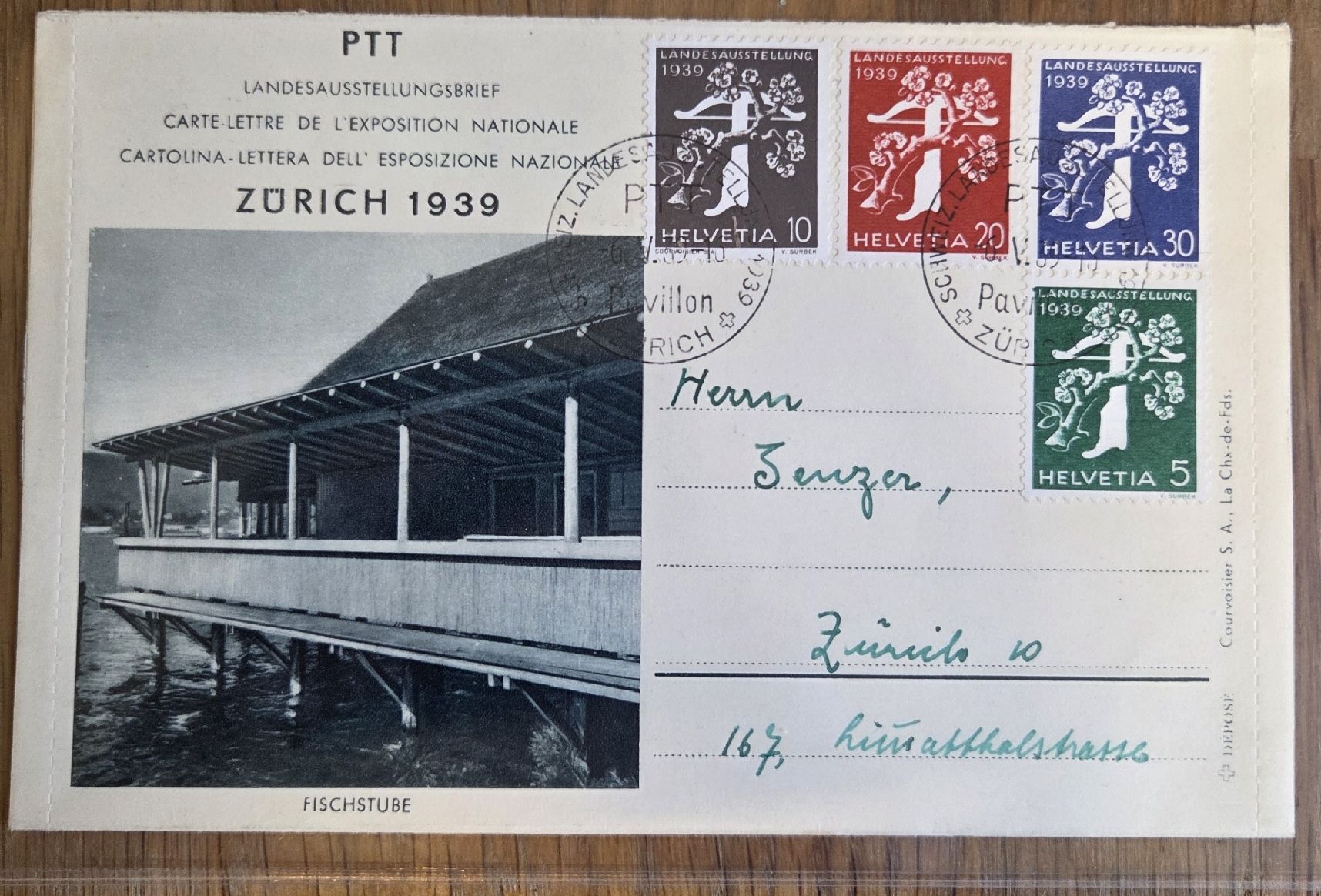 Alle Briefmarken: Alte Ansichtskarte Zürich Landesausstellung 1939, Top! – Gebraucht aus Stans von Ducati16 1