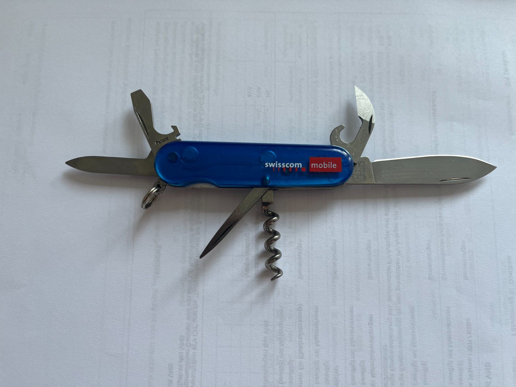 Wenger Taschenmesser: Wenger Swisscom-Messer – Gebraucht aus Dintikon von Redgar58 2