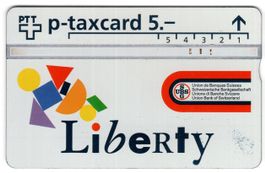 UBS Liberty (3. Auflage) - seltene Firmen Taxcard