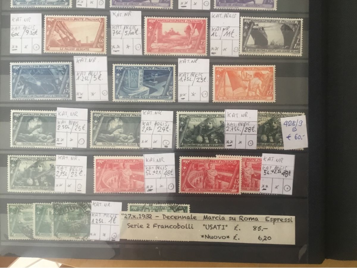 Tutti i francobolli: Lotto 17 Regno Italia – Usato da cassina d'agno venduto da Scorti1961 7