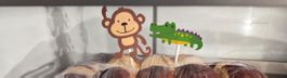 35 Tier-Cocktailsticks für Kinderparty – Neu 🦁🦒🐵