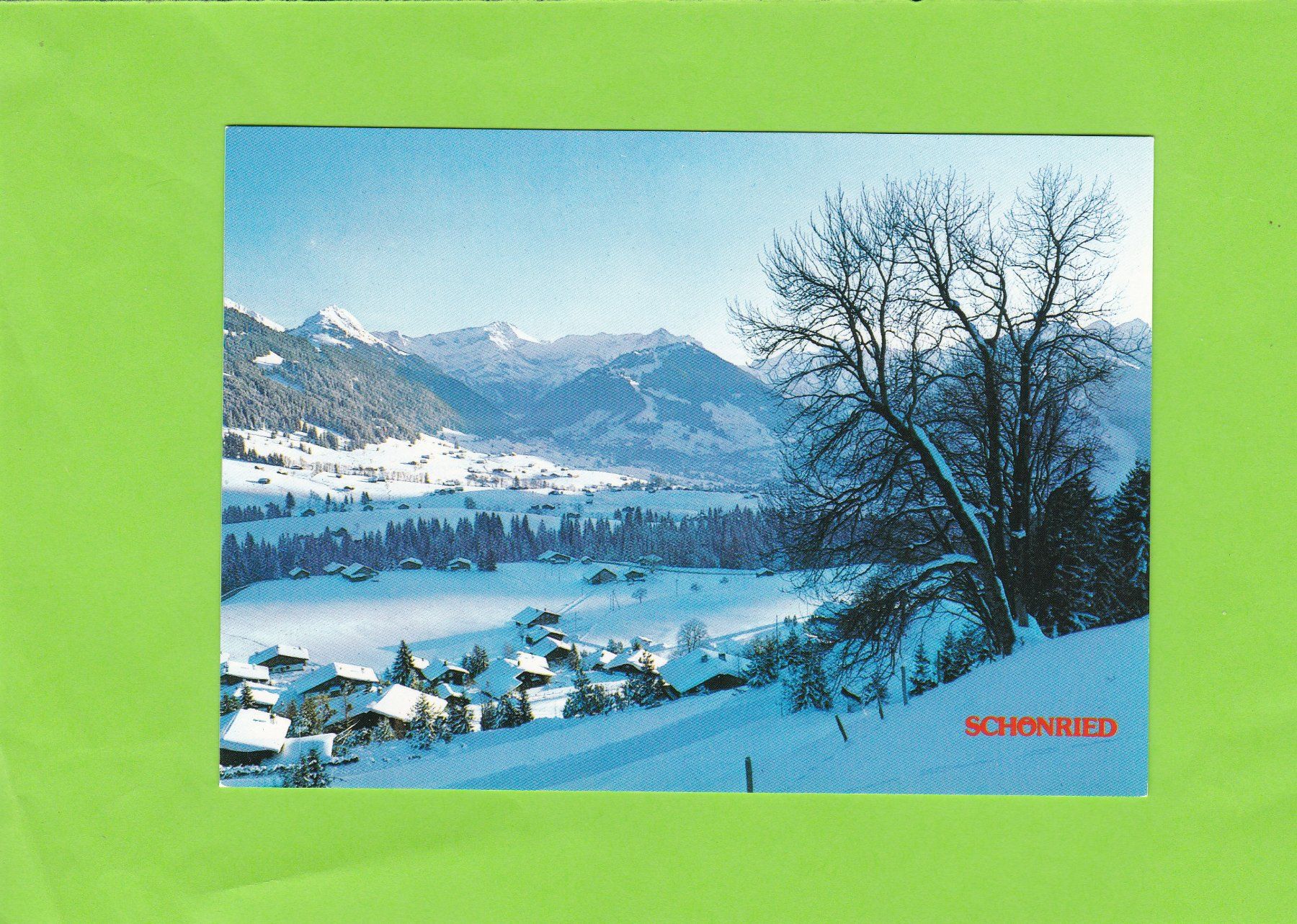 Cartoline postali: Schönried – Usato da St. Peterzell venduto da neckertal