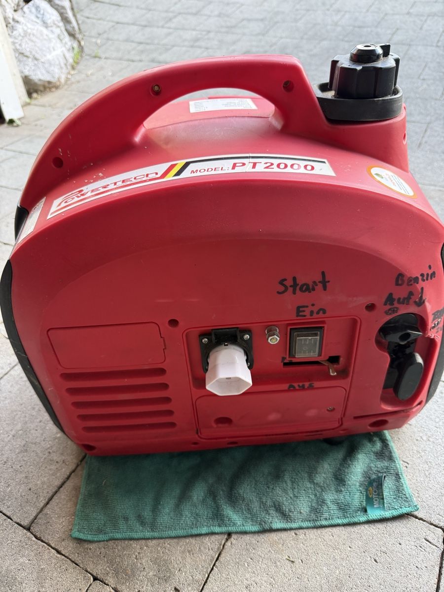 Stromgeneratoren: Stromerzeuger Powertech PT2000 2000W gebraucht – Gebraucht aus Heiligenschwendi von HighSpeedCutting 5