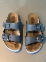 Birkenstock Sandalen schwarz/blau Grösse 36 schmal