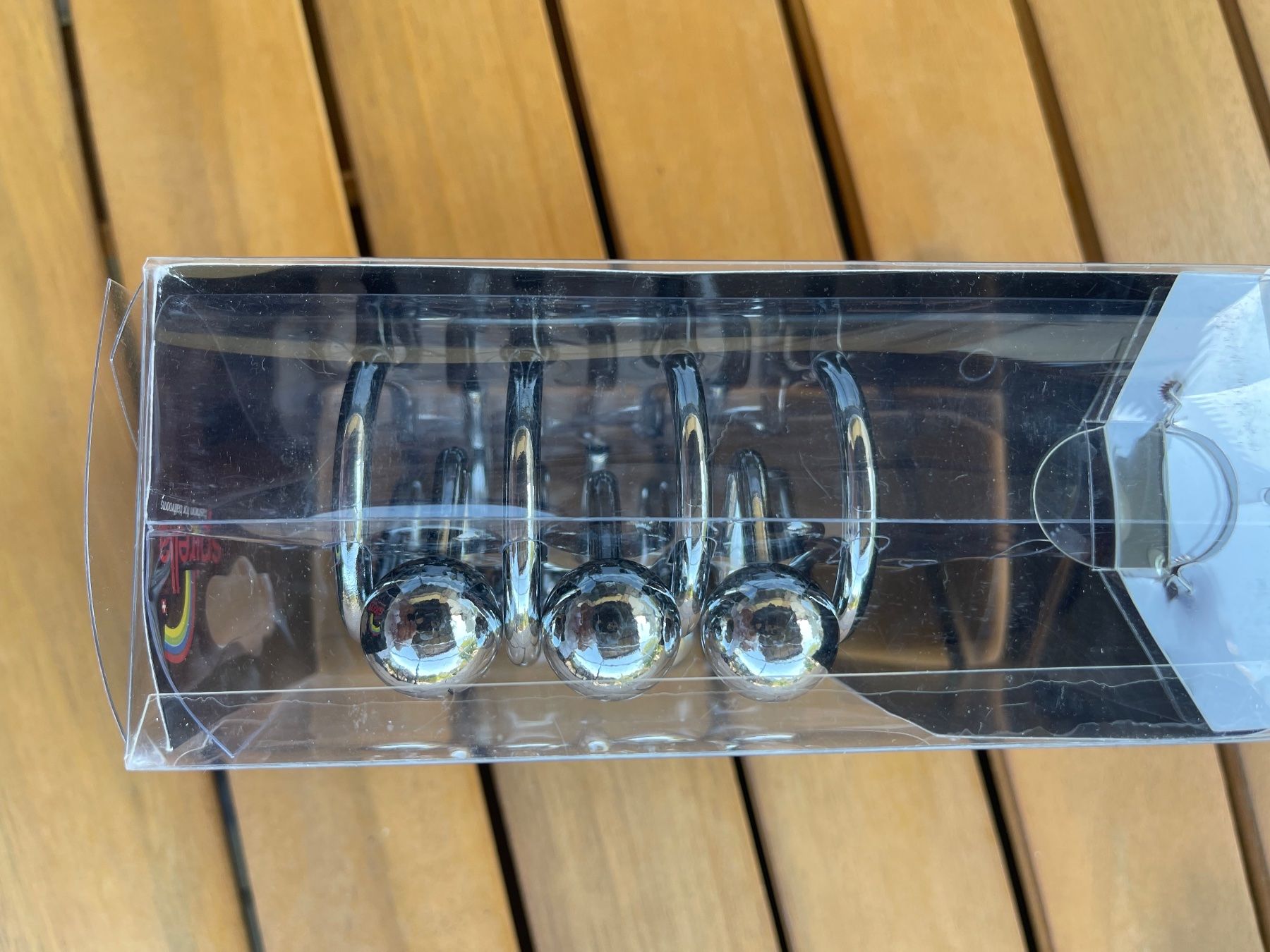 Sonstiges für Haushalt & Wohnen: Duschvorhangringe Spirella bubble chrom 12 Stk – Neu und originalverpackt aus Turbenthal von mmtuescher 2