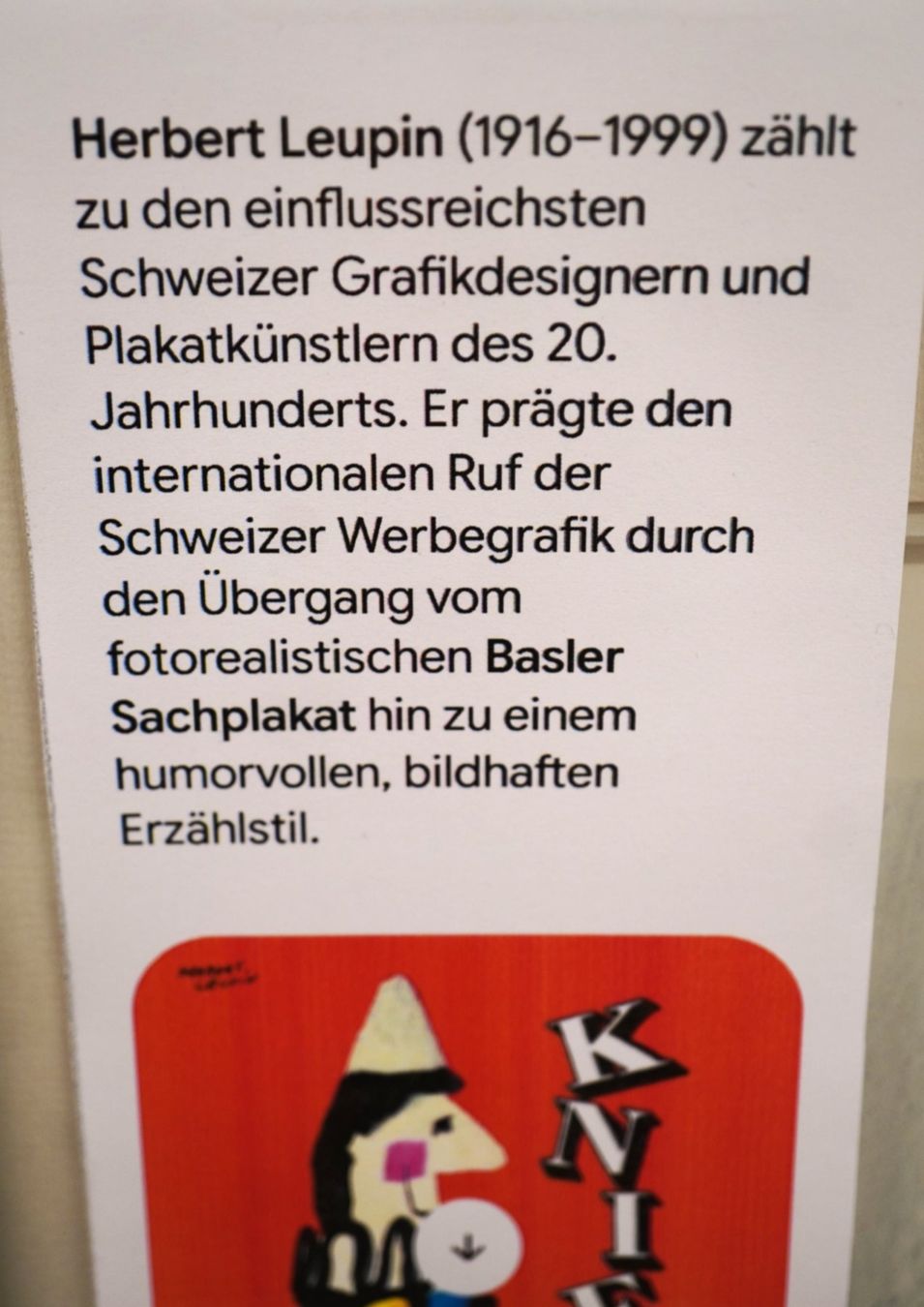 Grafiken & Lithographien: Original Litographie Herbert Leupin S406 – Gebraucht aus Basel von B.W.B. 7