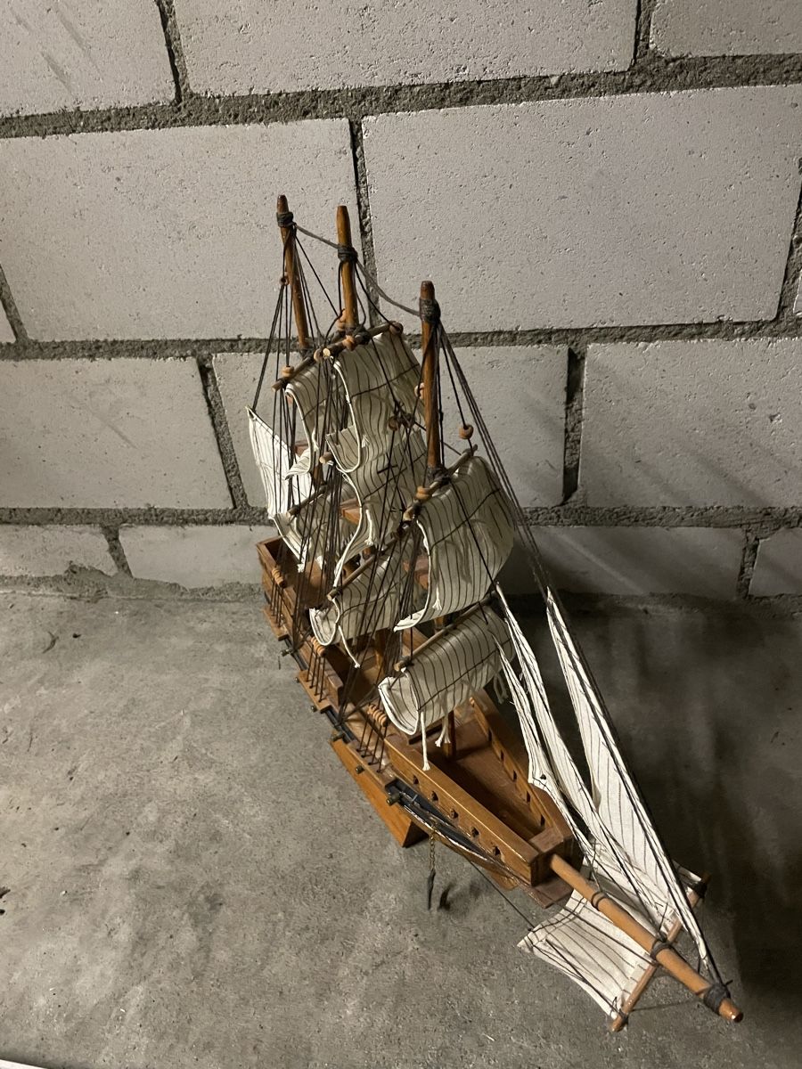 Tutte le decorazioni: Holzschiff - Kriegsschiff 3 Mast – Nuovo (secondo la descrizione) da Suhr venduto da mal_89fb 3