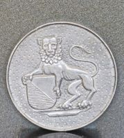 Grosse Medaille Zürcher Wappen a. Zinn Ø 6 cm fairer Versand