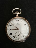 Taschenuhr Omega Silber mit Handaufzug guter Zustand