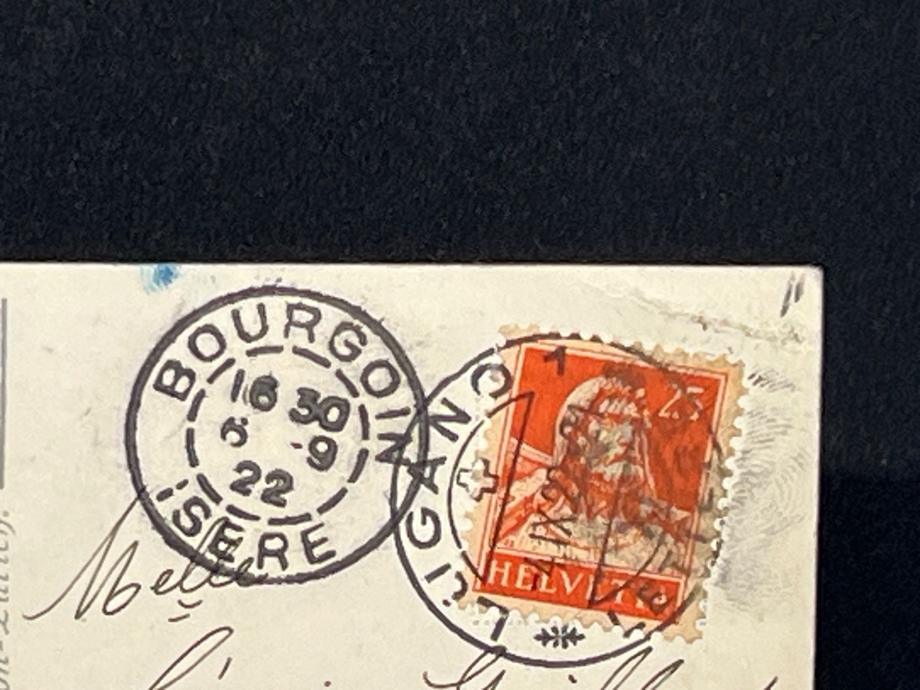 Ansichtskarten: Lugano verso il Monte Brè – Gebraucht aus Widnau von Brusi9 1
