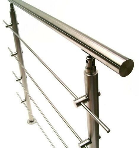 Ringhiere: 57203 - Edelstahl Treppengeländer 80cm - 4 Querstreben – Nuovo e nell'imballaggio originale da Wallenwil venduto da toesstal-vertrieb 9