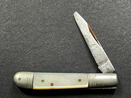 Antikes Sackmesser von G. Felix Solingen 60 mm - Perlmutt