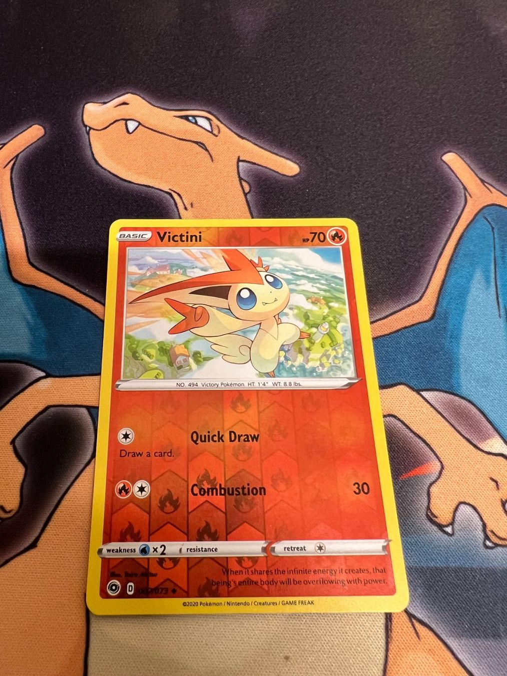 Pokémon Cartes à collectionner: Victini (CPA 7) - Reverse Holo - Champion's Path – Neuf (Voir description) à Bülach par Pfrenzel