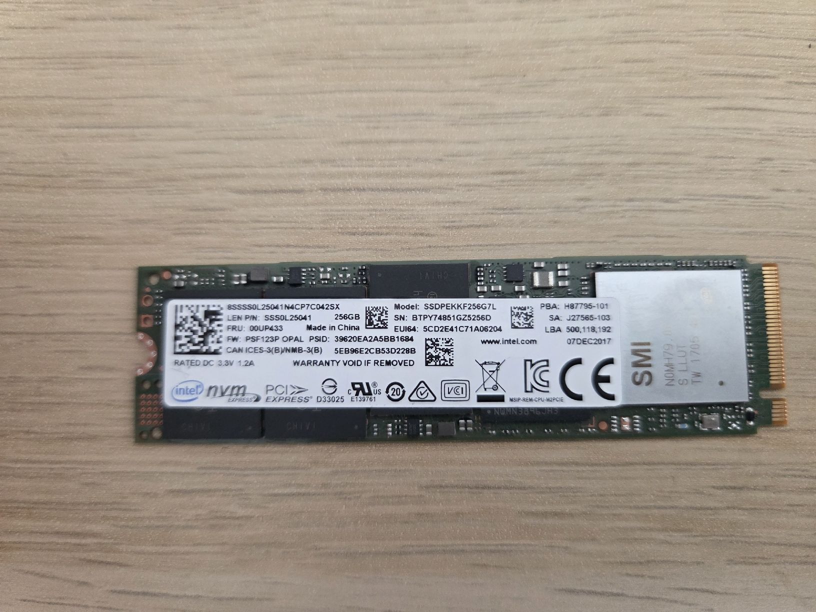 Intel Dischi rigidi: SSD M.2 NVMe 256GB - Intel – Usato da Riaz venduto da gre_dh62