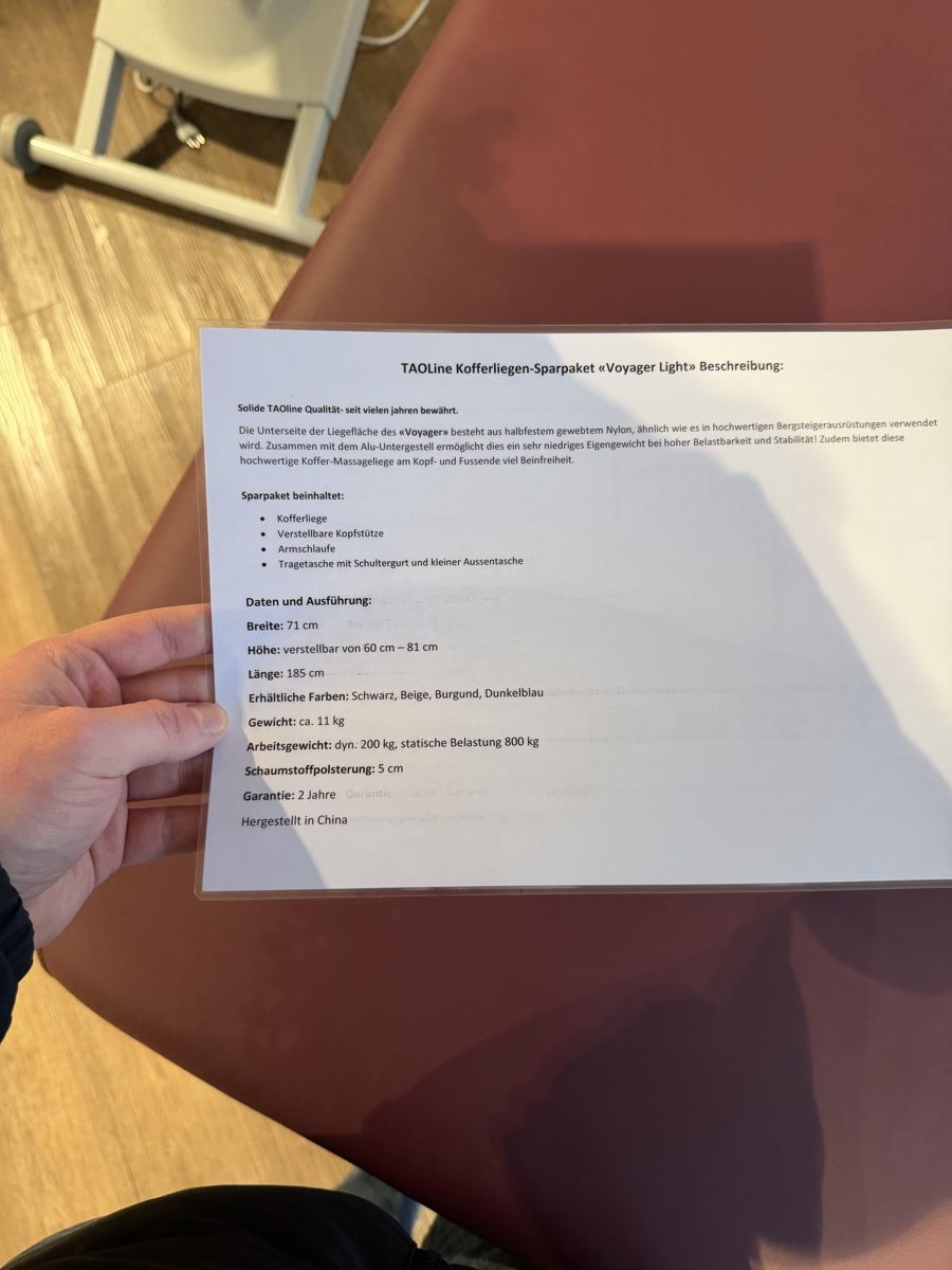 Dispositivi per massaggi: massage table, burgundy - NEW! – Usato da Wallisellen venduto da KrisztianToth 4