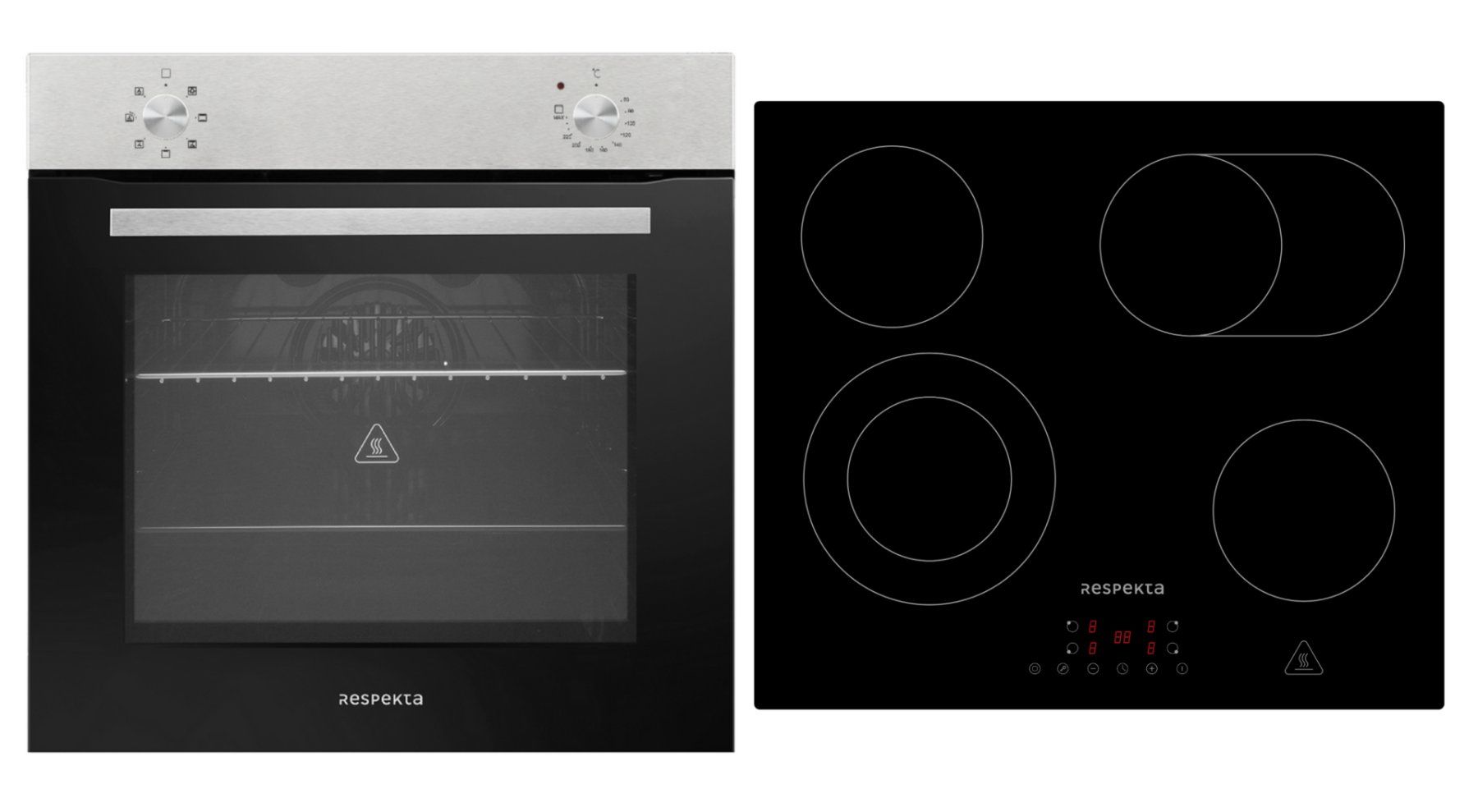 Küchengeräte: 991 - Backofen-Herd Set Glaskeramik autark rahmenlos – Neu und originalverpackt aus Wallenwil von toesstalvertrieb