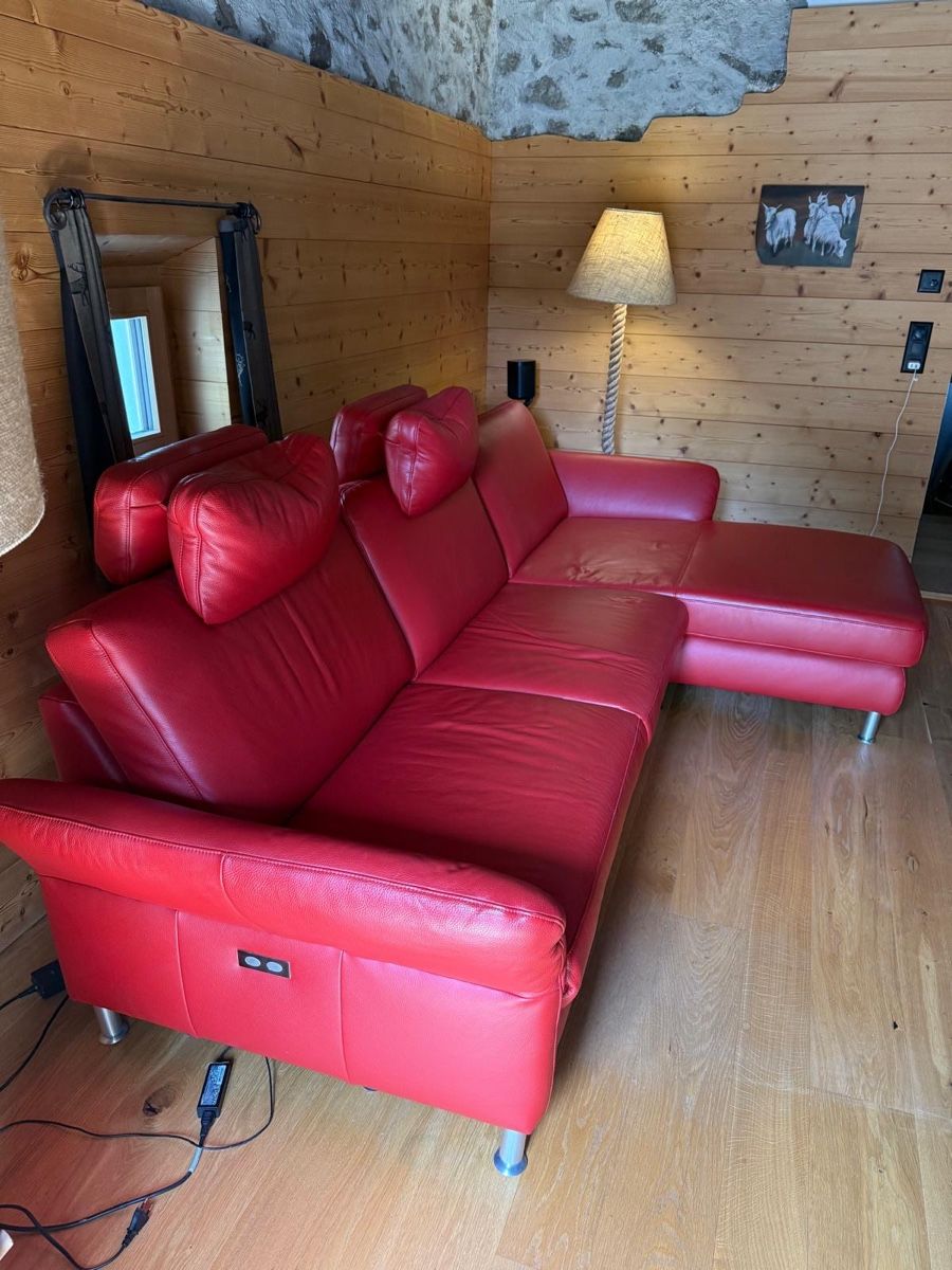 Sofas: Pfister Classics Plus Lederecksofa – echtes Leder, Relaxfunk – D'occasion à Meisterschwanden par angiekoch 3