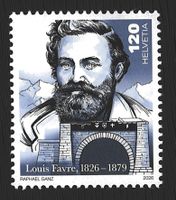 SUISSE neuf** 2026 Louis Favre 1826-1879
