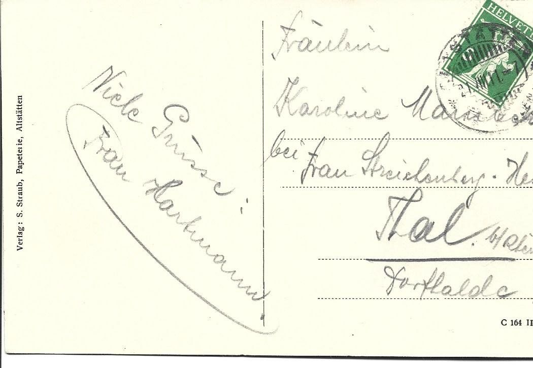 Cartoline postali: AK Altstätten  Prägekarte. – Usato da Appenzell venduto da mai25 1