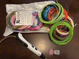 3D Stift mit PLA Filament Set in verschiedenen Farben