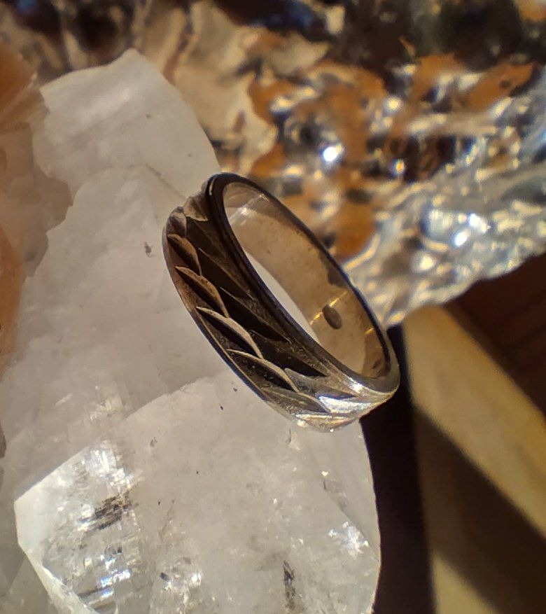 Bagues: RING SILBER 925 MIT MUSTERUNG – D'occasion à Romanshorn par BoutiqueA 1