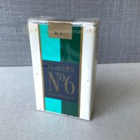 ⚫️ Zigaretten Packung PLAYER'S Nº6 Filter Virginia – 80er Ja