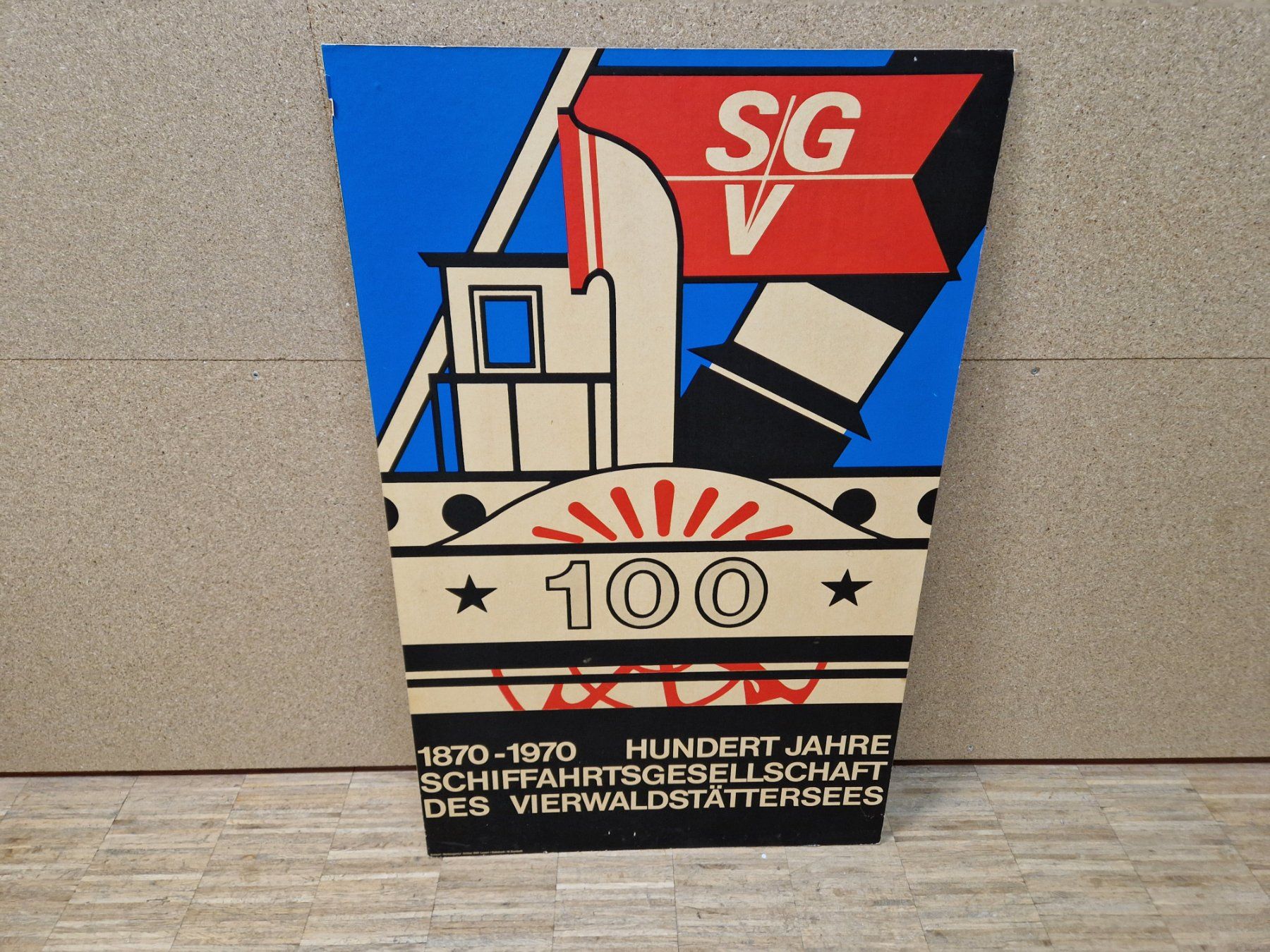 Foto & Immagini: Poster 100 Jahre Schifffahrtsgesellschaft – Usato da Wädenswil venduto da verebe 2