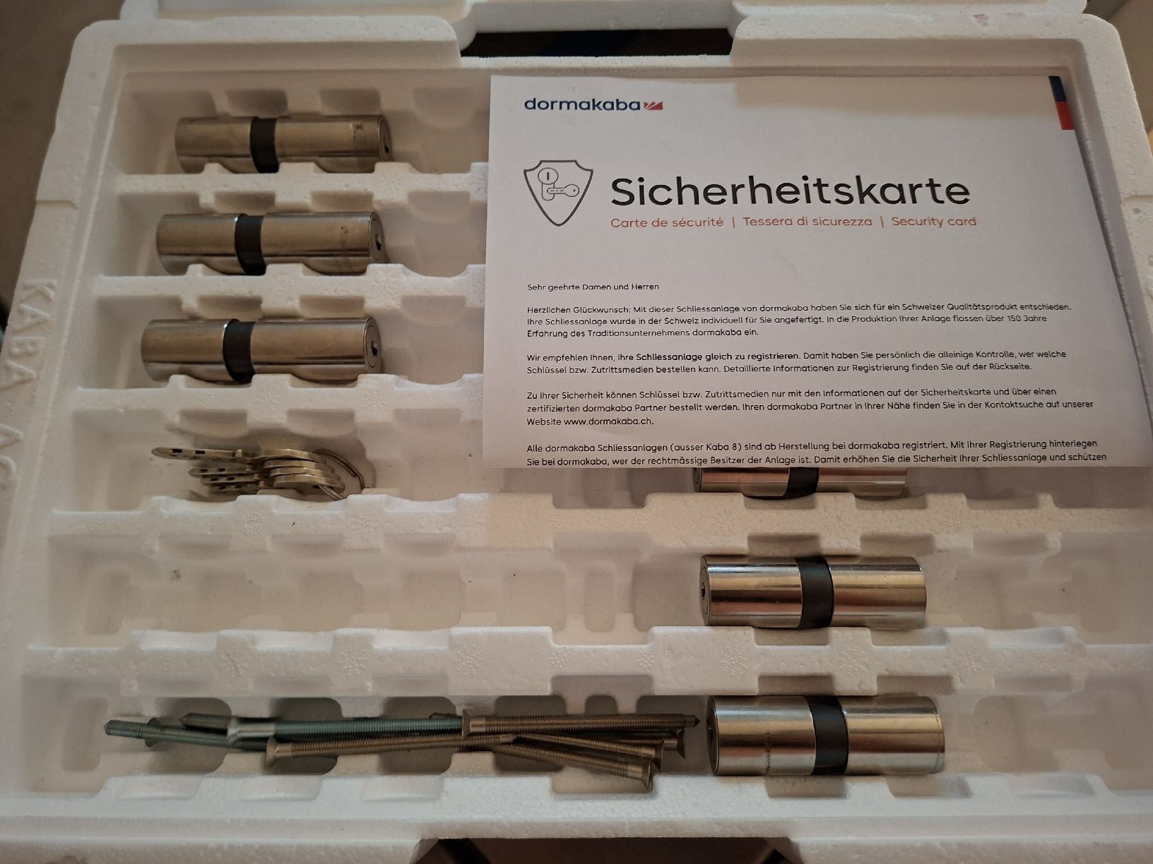 Kaba Cilindri per serratura: Komplette KABA STAR Serienschliessung – Usato da Derendingen venduto da AssaAbloy 4