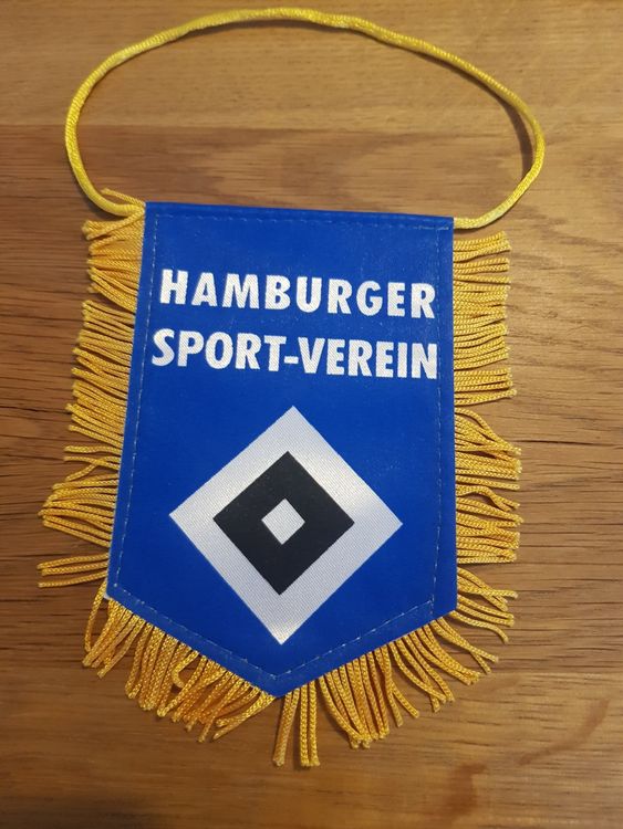Fanion Vintage HSV Hambourg - Banderin Football Allemand, Collection Supporters