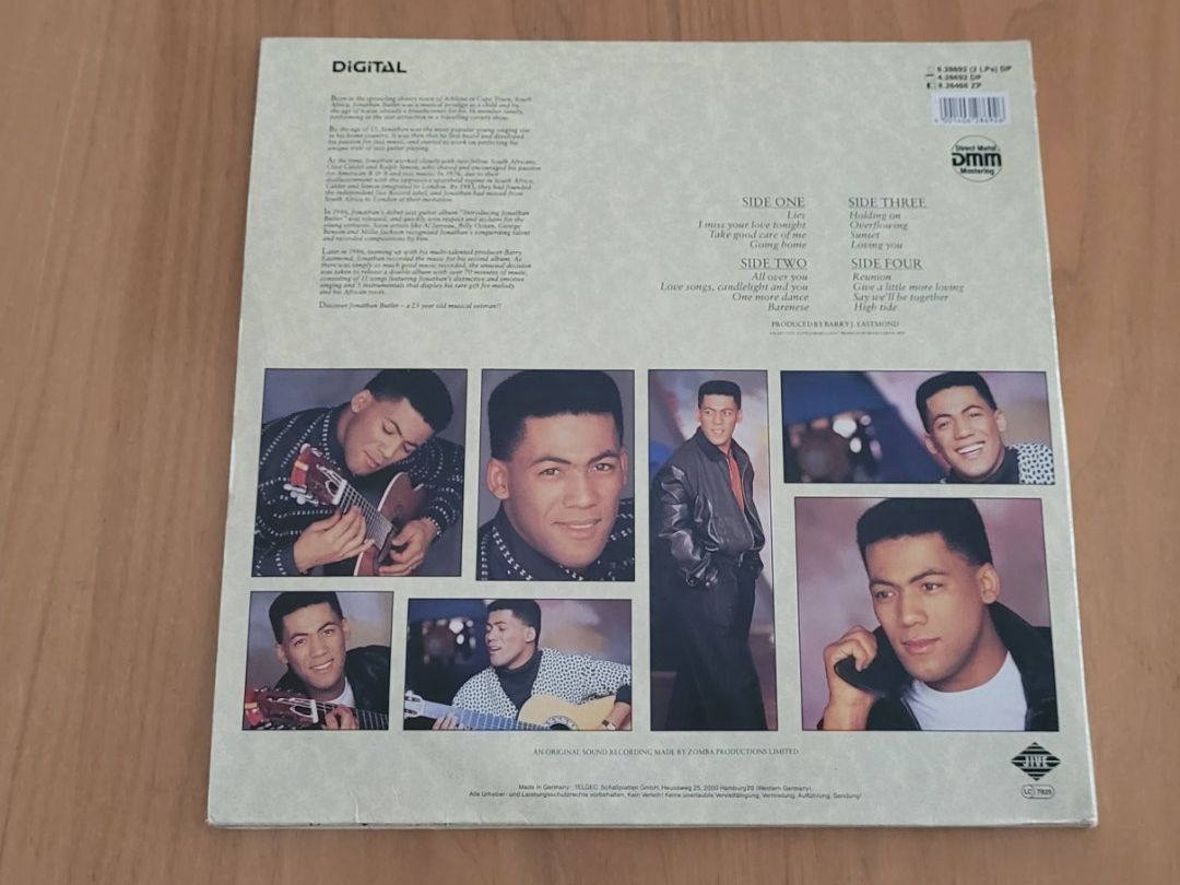 Schallplatten: DLP  Jonathan Butler – Gebraucht aus Martigny von MZ-67 2