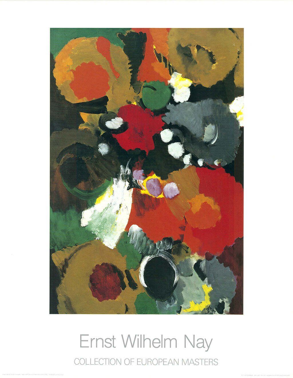 Grafica & Litografie: Ernst Wilhelm Nay   "Parabel"  KUNSTDRUCK – Usato da Nennigkofen venduto da Schamane75