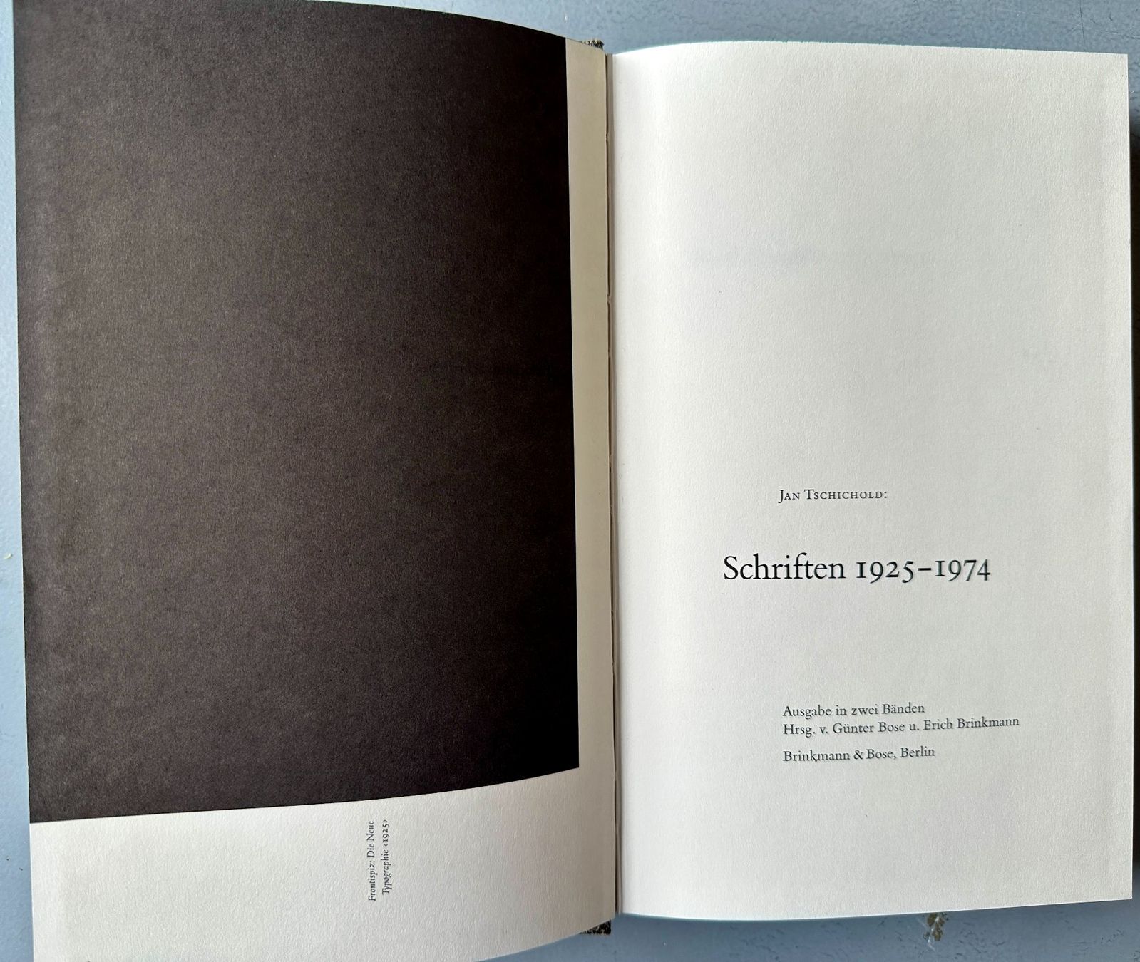 Libri: Jan Tschichold: Schriften 1 & 2 – Usato da Zürich venduto da allp 3