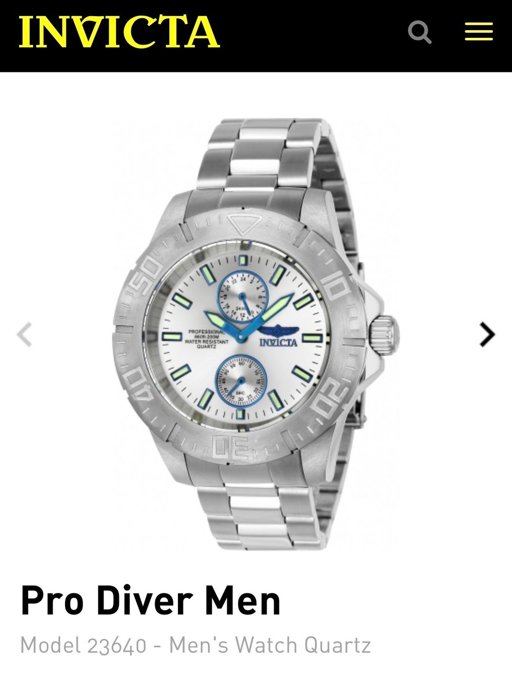 Invicta Orologi: Invicta Pro Diver Herrenuhr – Nuovo e nell'imballaggio originale da Kloten venduto da canela9 4