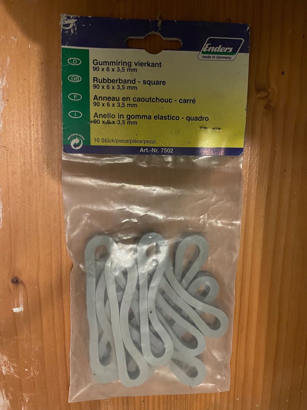 Nastri decorativi: Gummiringe vierkant – Nuovo (secondo la descrizione) da Esslingen venduto da Zeppi1