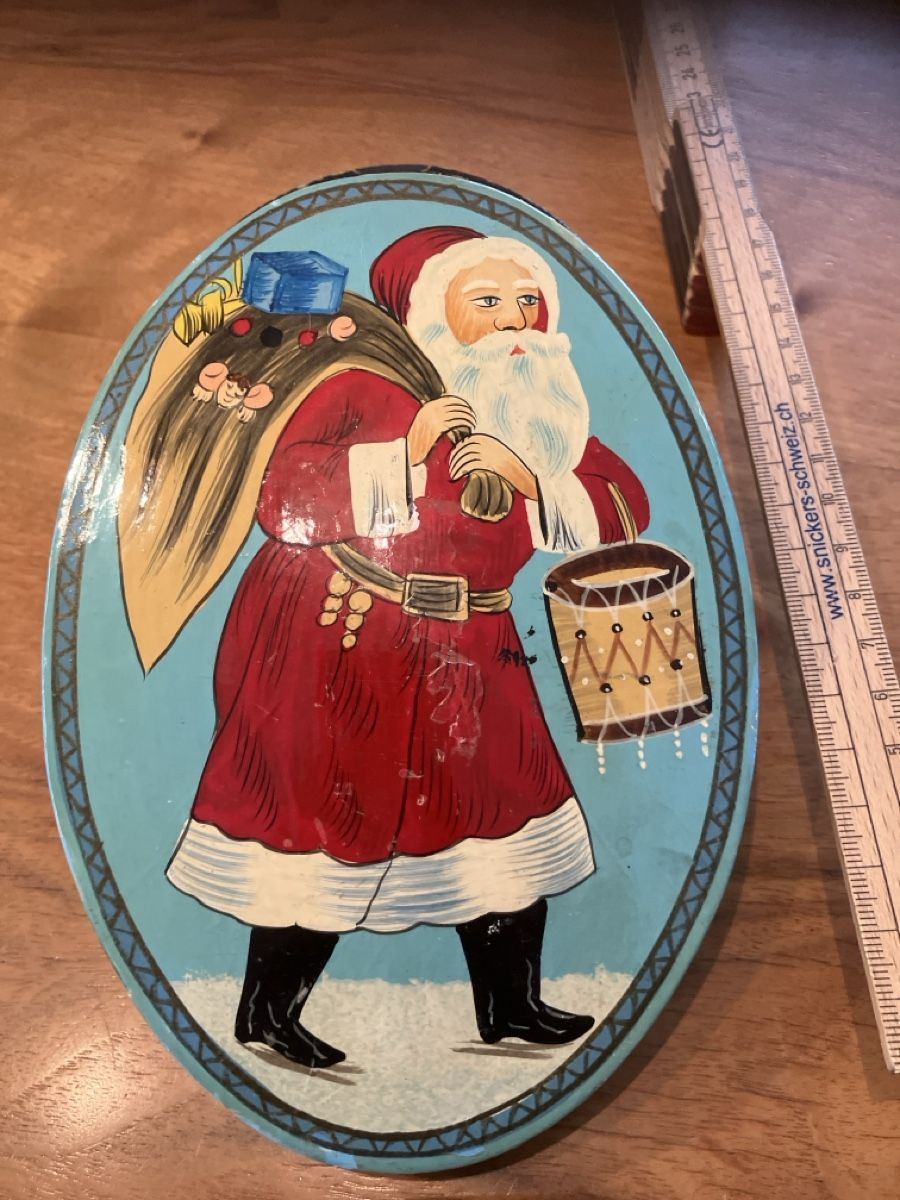 Tutte le decorazioni: Vintage Candybox Samichlaus Weihnachtsdos – Usato da Bichwil venduto da Bac2