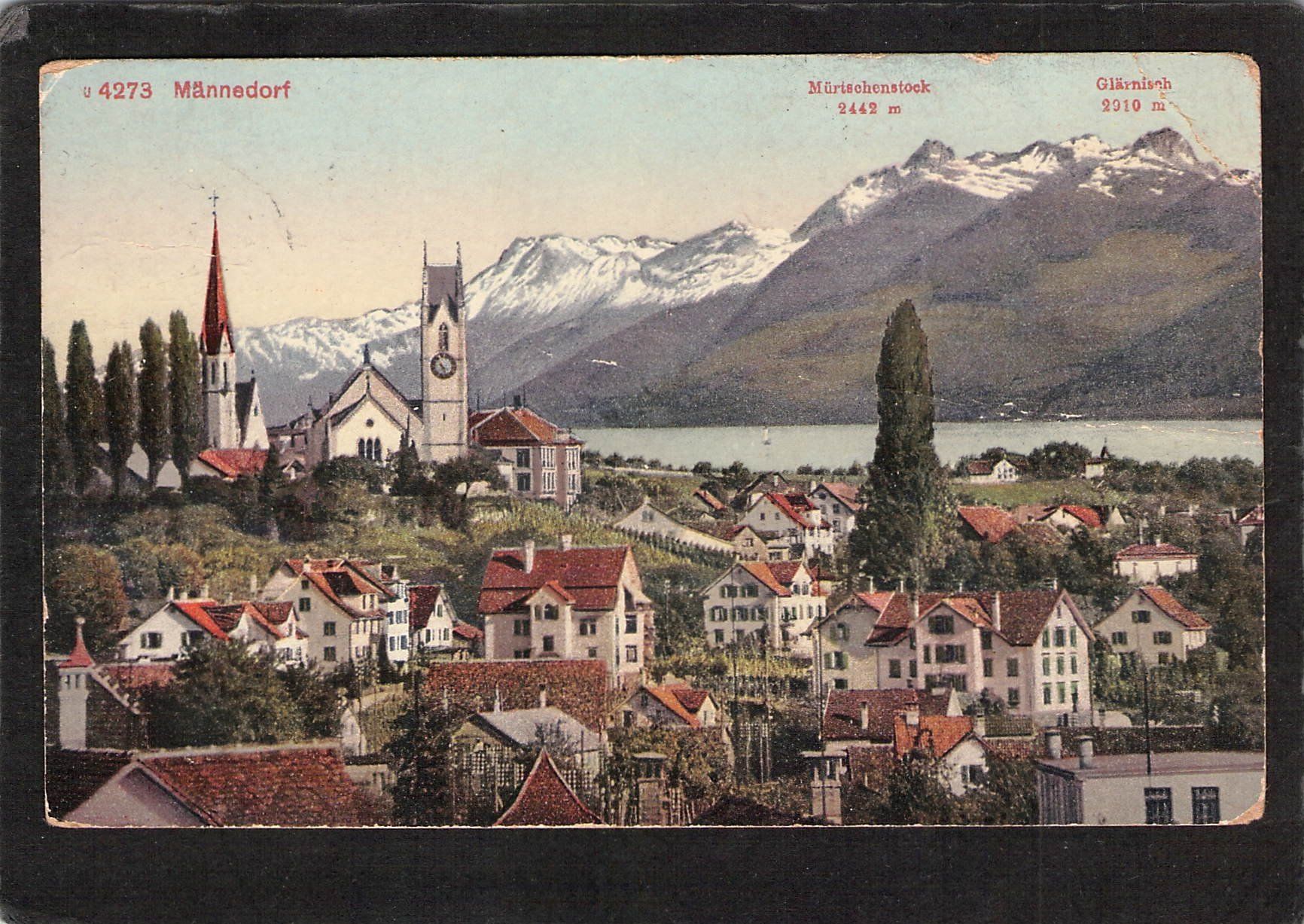 Cartoline postali: Männedorf ZH , gel. 1920 – Usato da Reichenburg venduto da Pipo-67