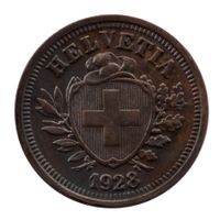 Schweiz / Suisse - 1 Rappen - 1928 STGL