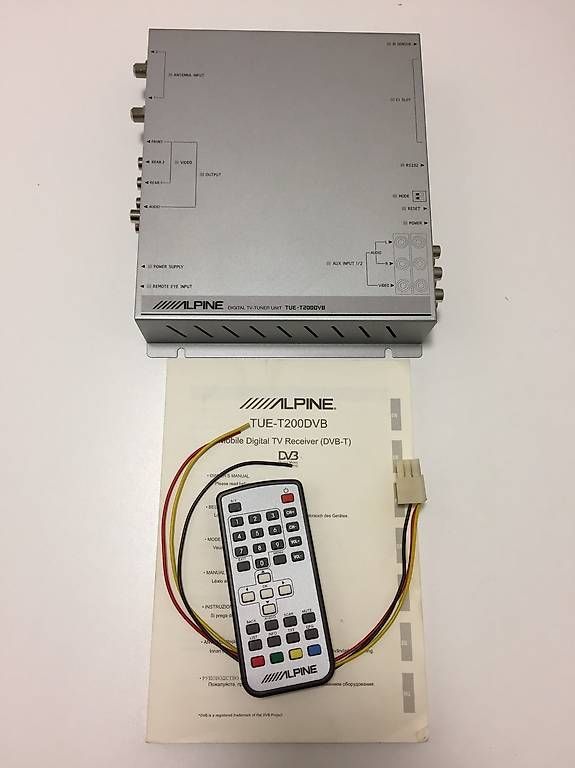 Ricevitori: Alpine TUE-T200DVB Mobile Digital TV Receiver DVB-T – Nuovo e nell'imballaggio originale da Ehrendingen venduto da Veiga 1